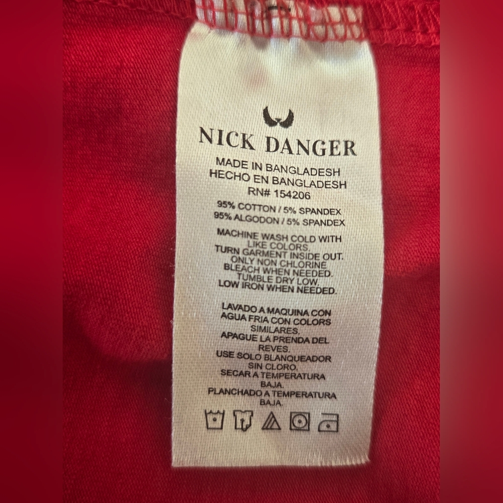 Red Men's Shirt - Picture 8 of 9